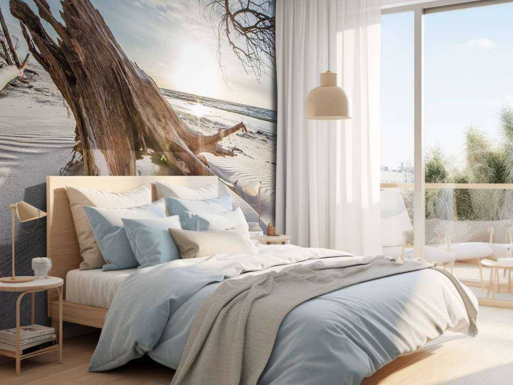 Holz im Sand