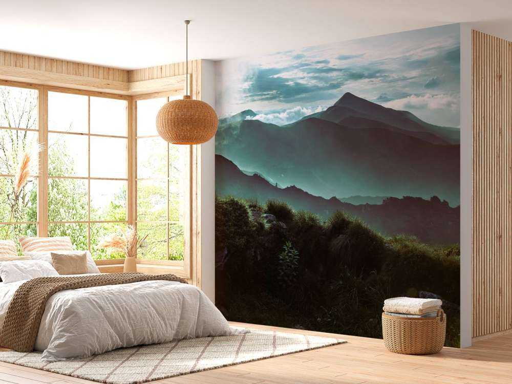 Dschungel mit Bergen