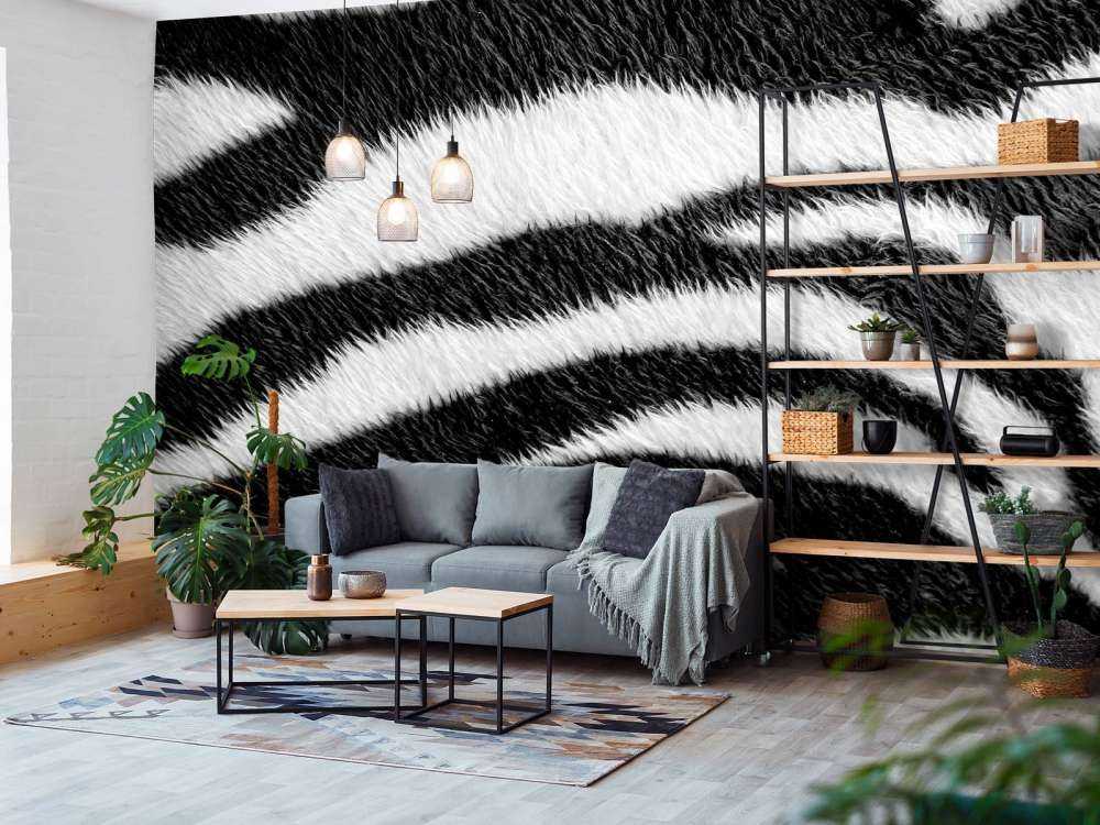 Nahaufnahme Zebrafell