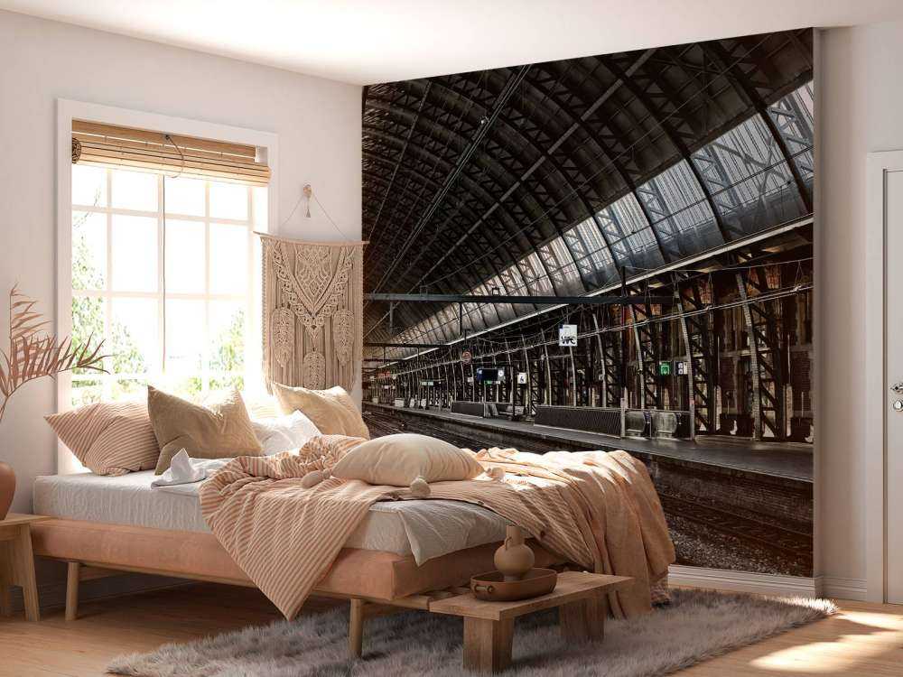 Ein früher Morgen am Bahnhof