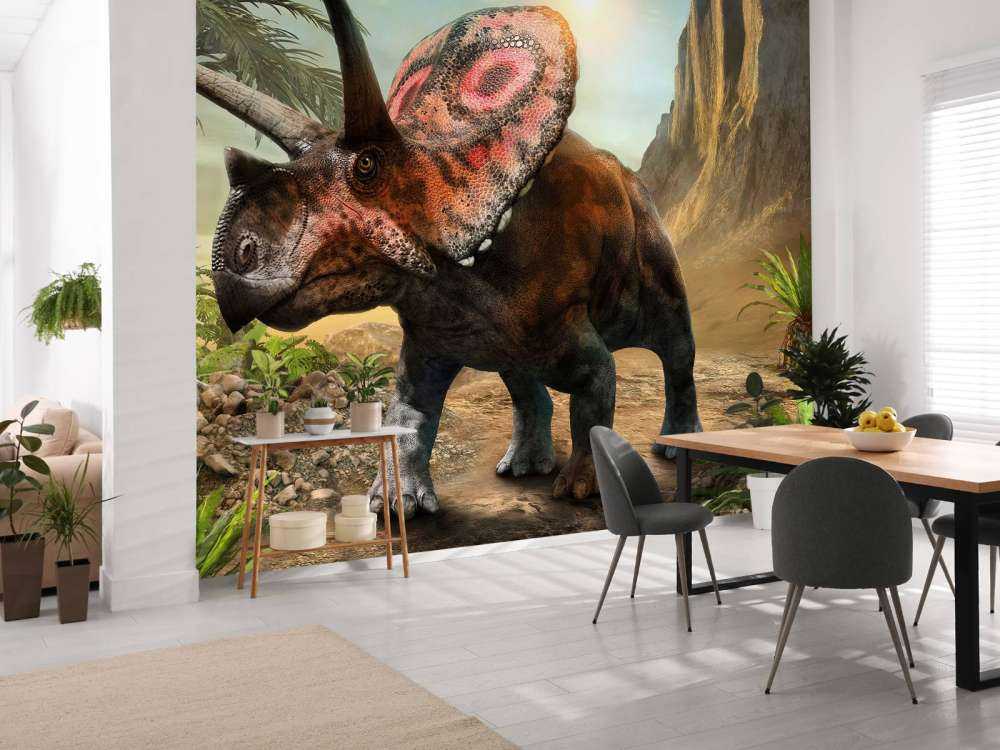 Torosaurus im Wald