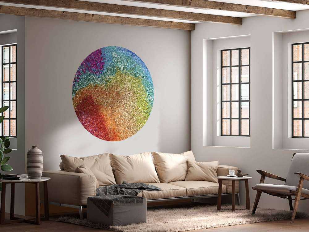 Regenbogen glitzert