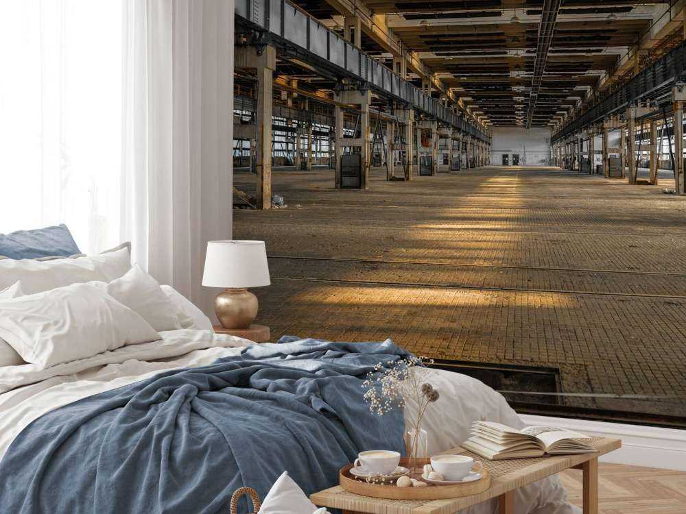 Alte verlassene Garage