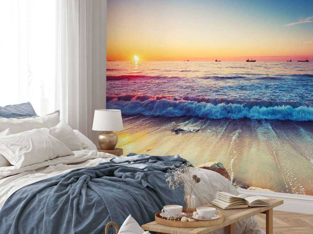 Sonnenuntergang über dem Meer