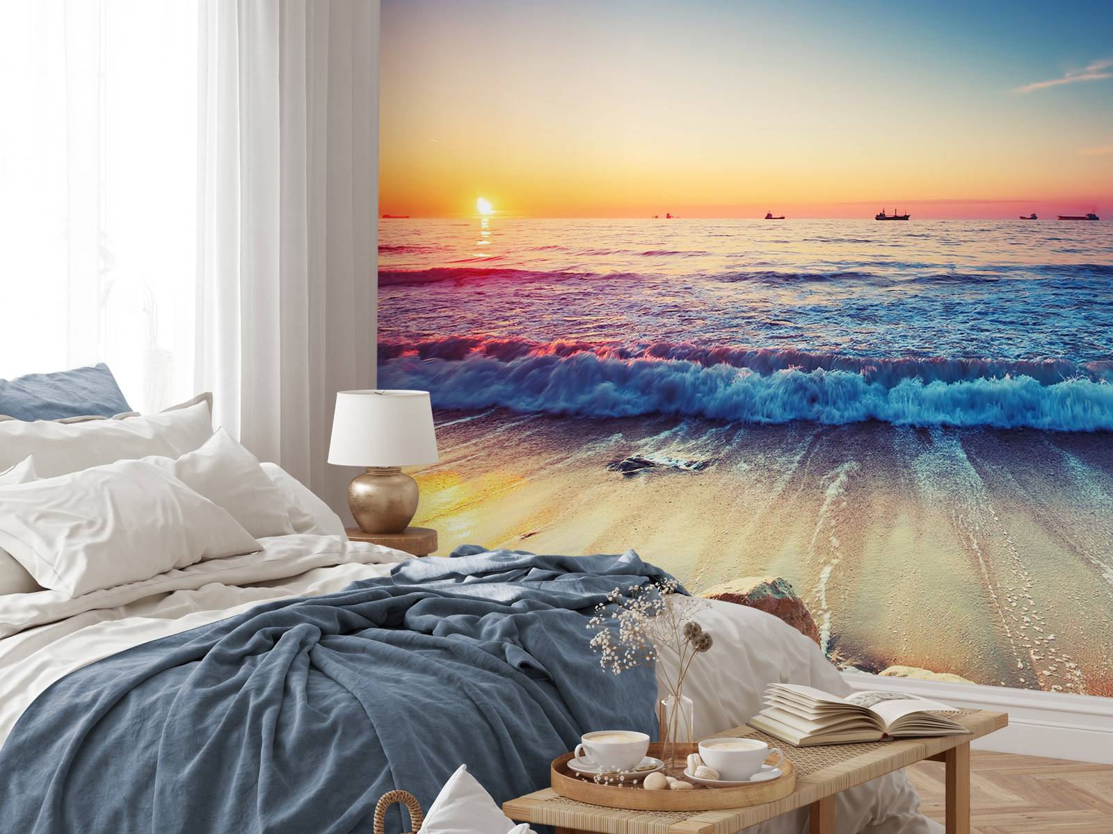 Sonnenuntergang über dem Meer