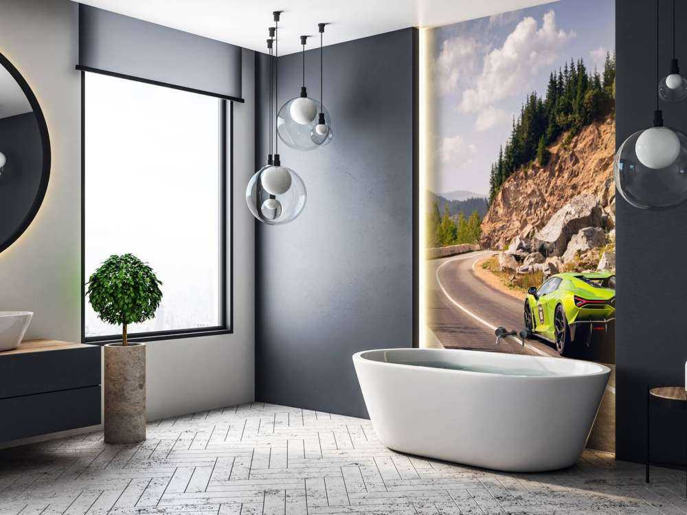 Lamborghini Revuelto in den Bergen