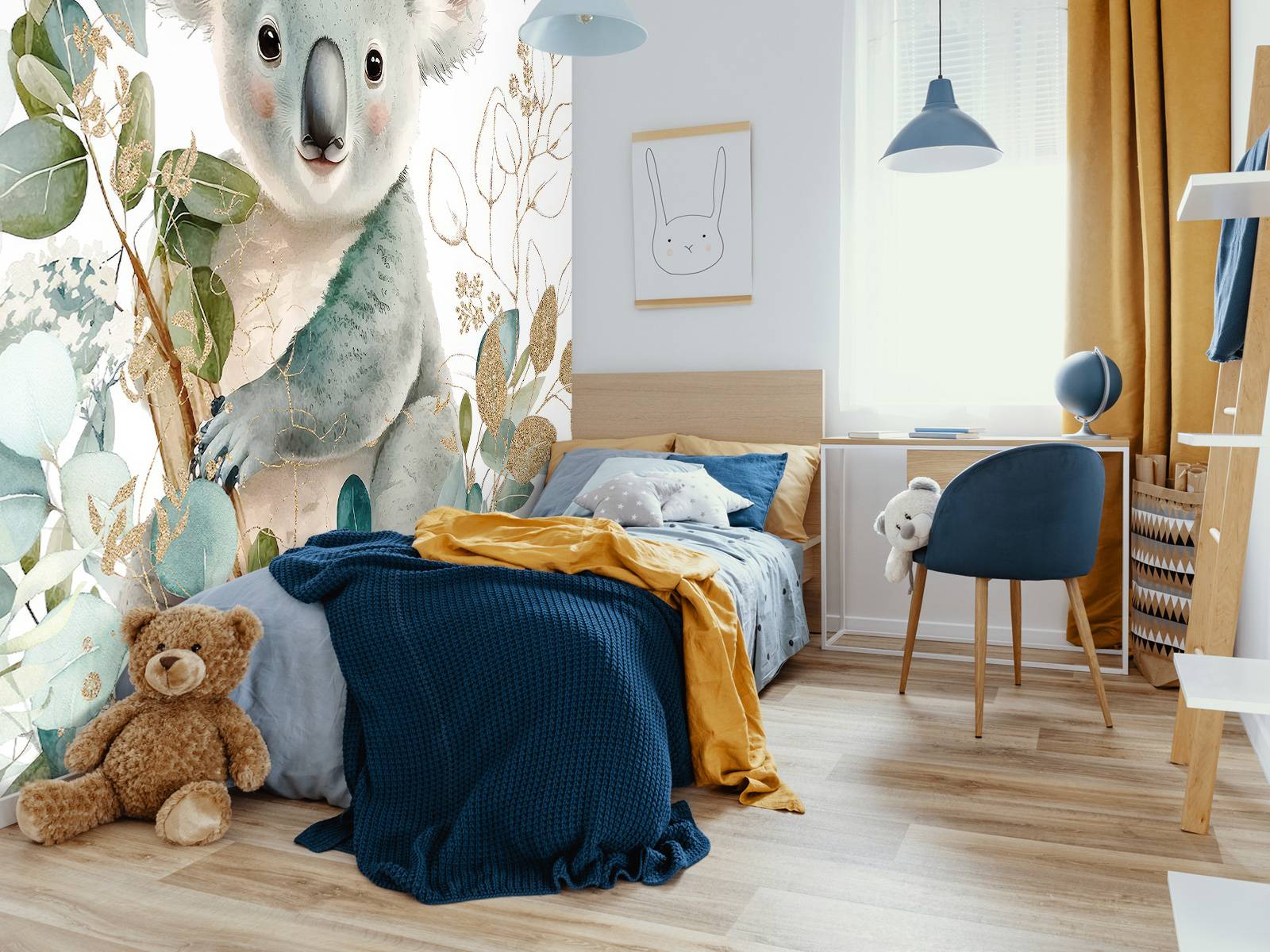 Schattiger Koala im Eukalyptus