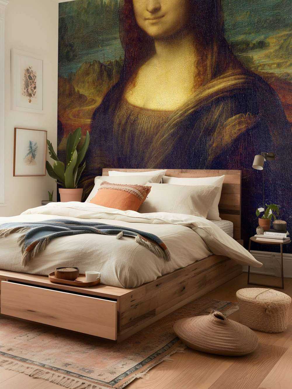 Mona Lisa auf Fototapete