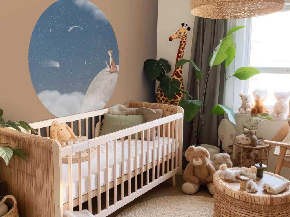 Fox on the Moon - Blue