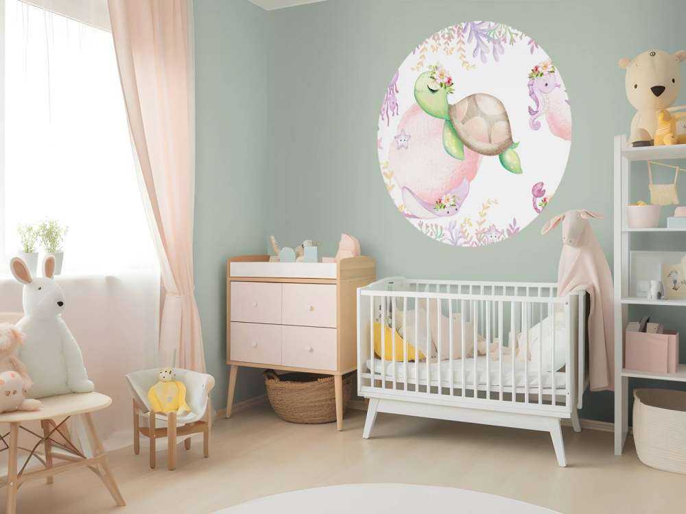 Rosa Meer-Babyzimmer