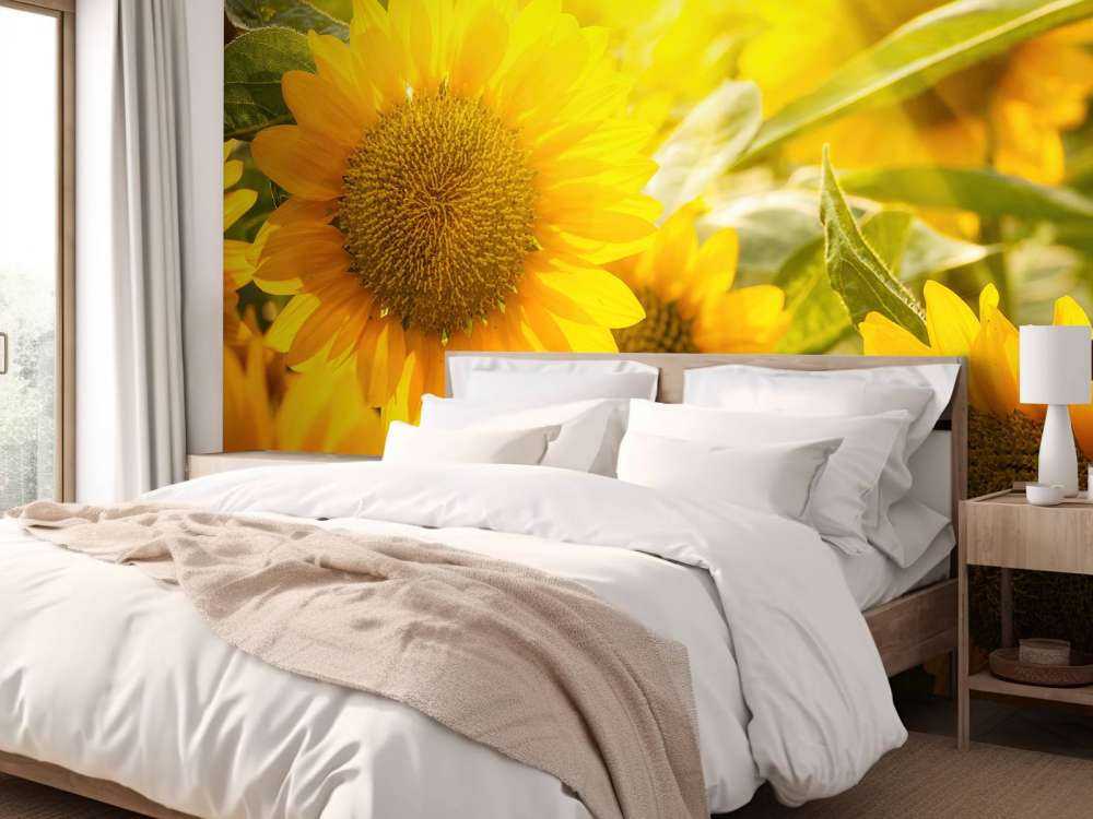 Sonnenblumen und Sonne