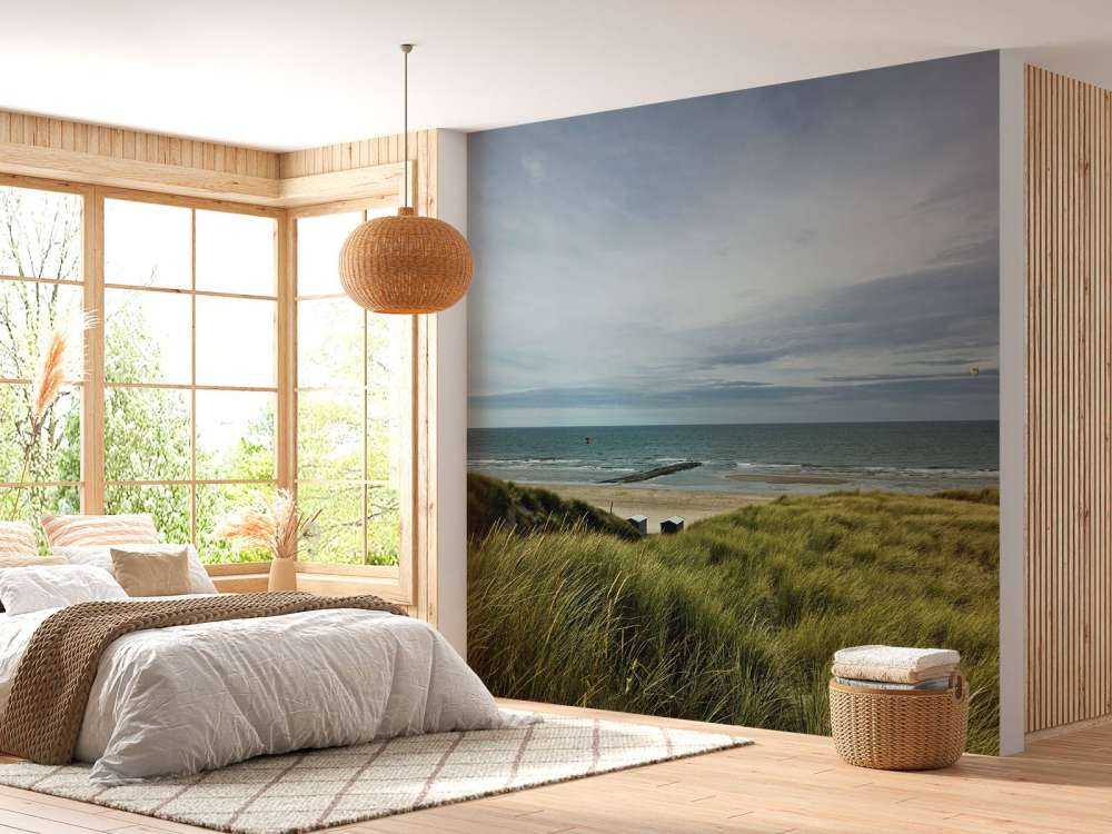 Strand von den Dünen aus