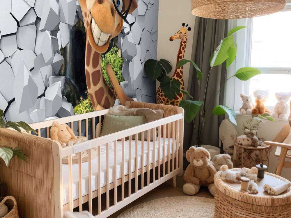 Lustige Giraffe