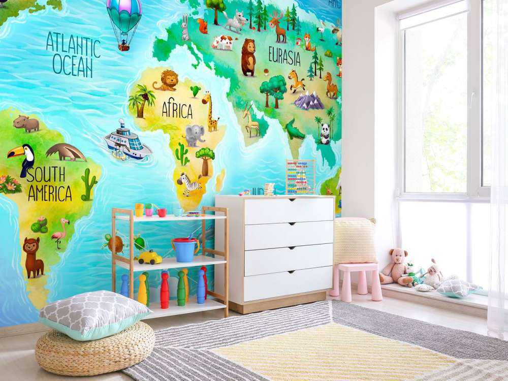 Weltkarte Kinder