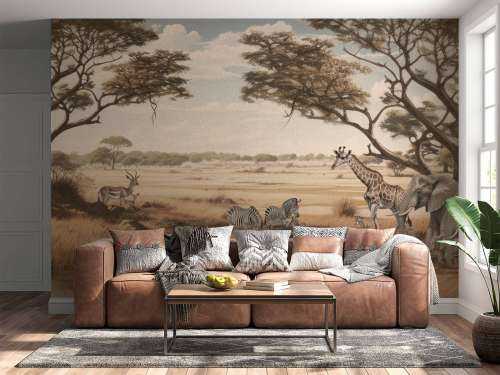 Safari-Landschaft