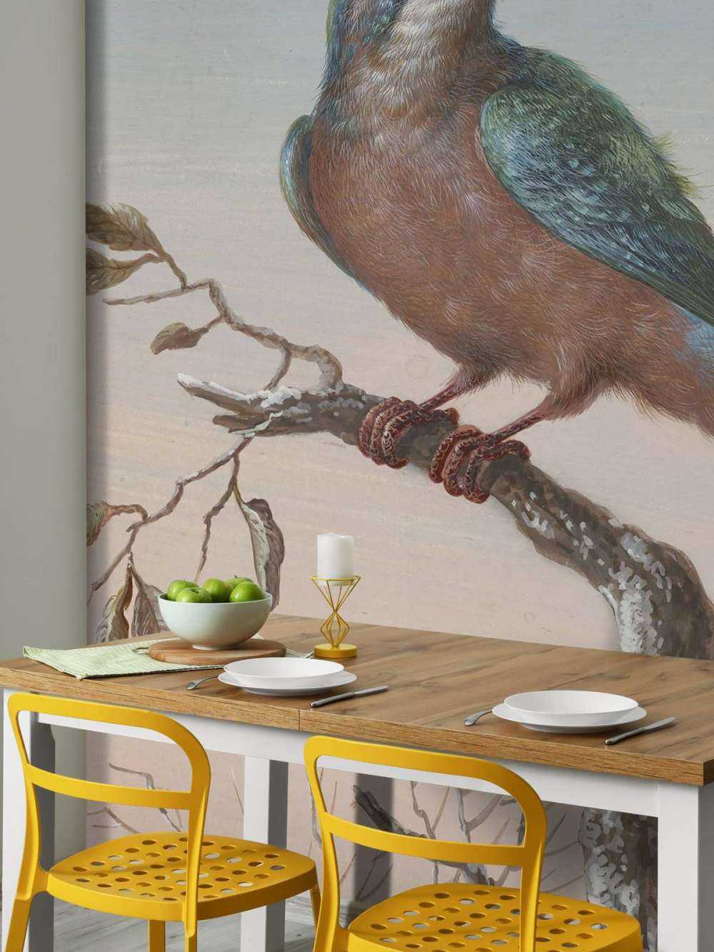 Eisvogel auf Fototapete
