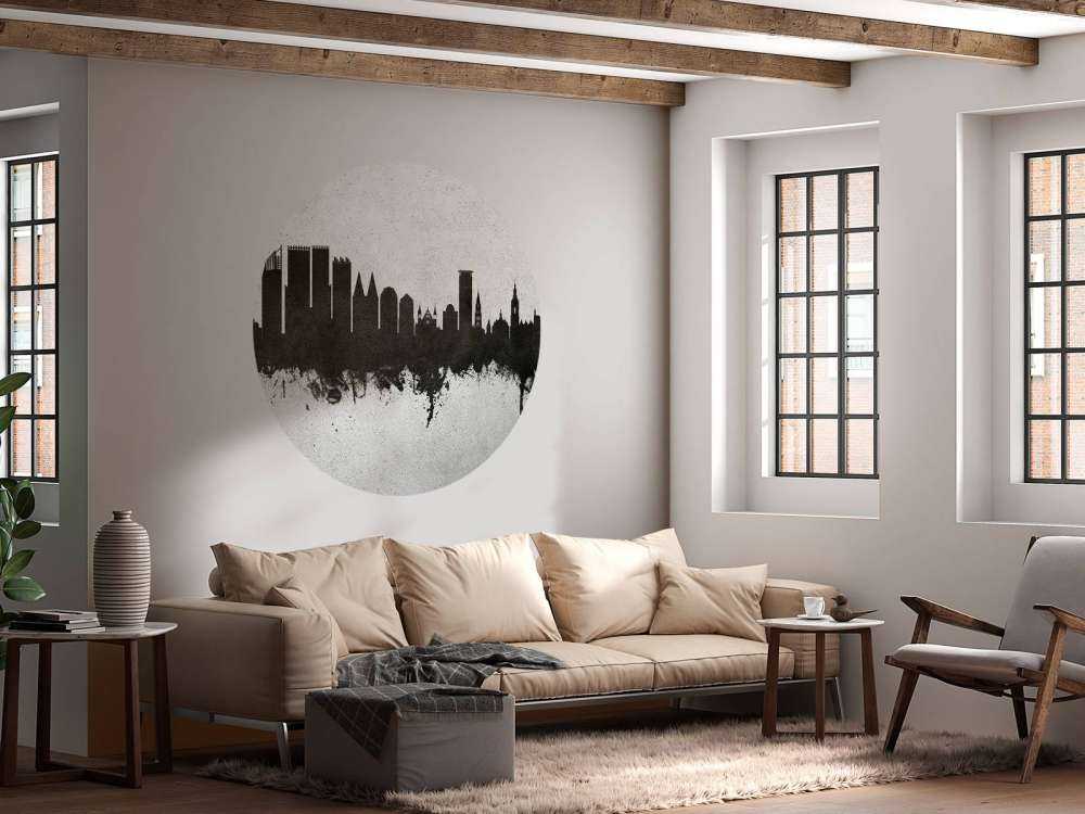 Aquarell-Skyline, Den Haag