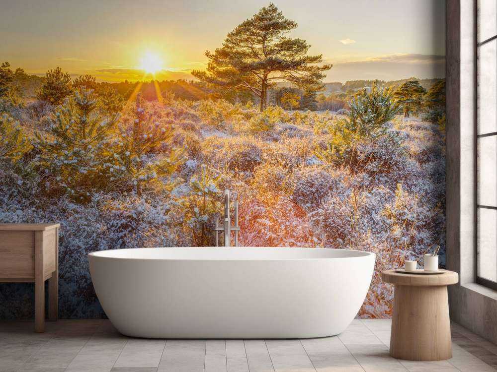 Winter Sonnenuntergang