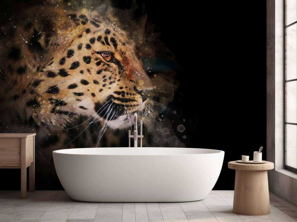 Lackierter Leopard