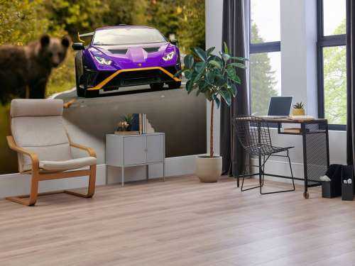 Lamborghini vs. Wildnis