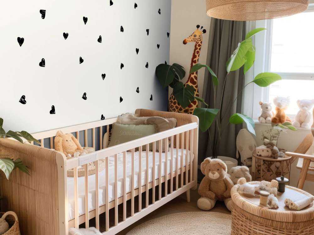 Kleine schwarze Herzen