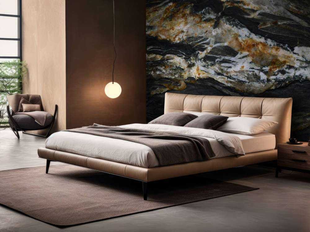 Schwarzer Marmor mit Relief