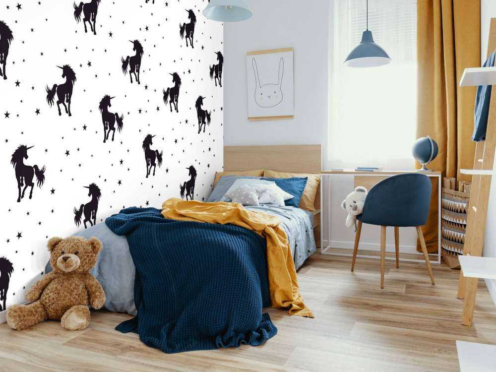 Fröhliche Einhörner