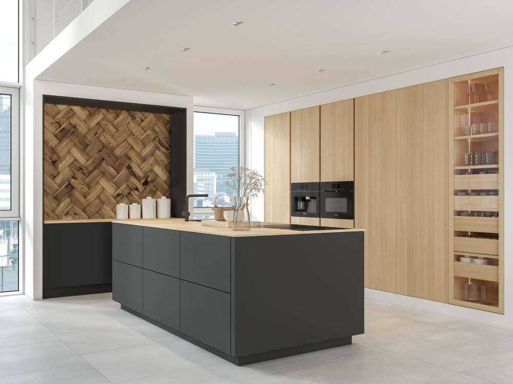 Natürliches Fischgrätenmuster aus Holz