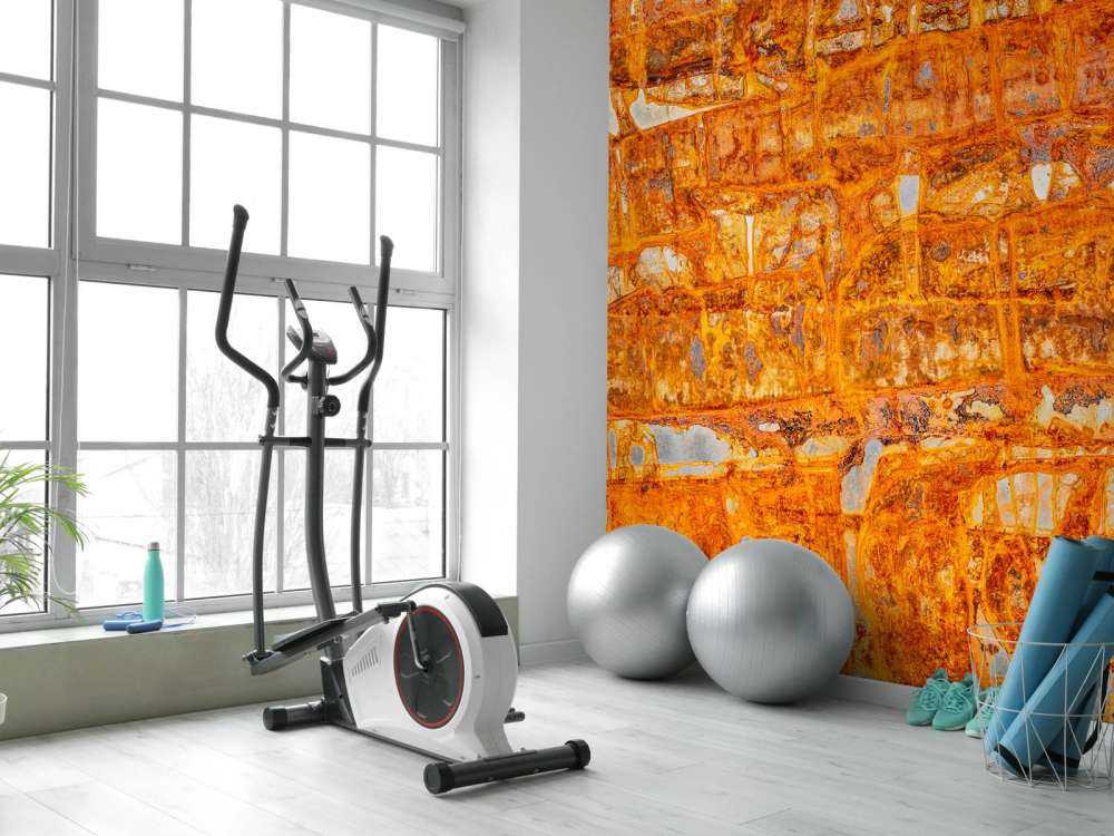 Verrostete Metallplatte