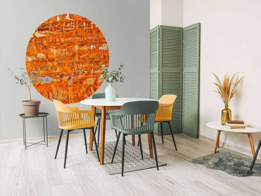 Verrostete Metallplatte