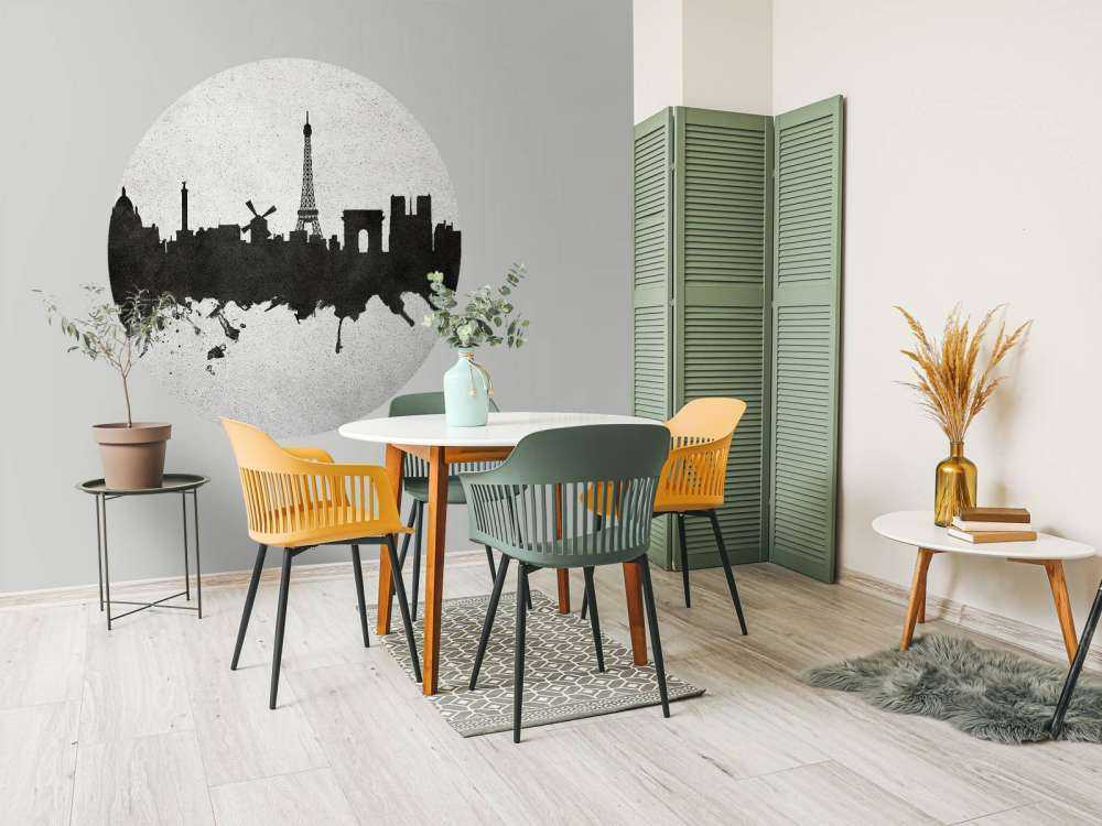 Aquarell-Skyline, Paris