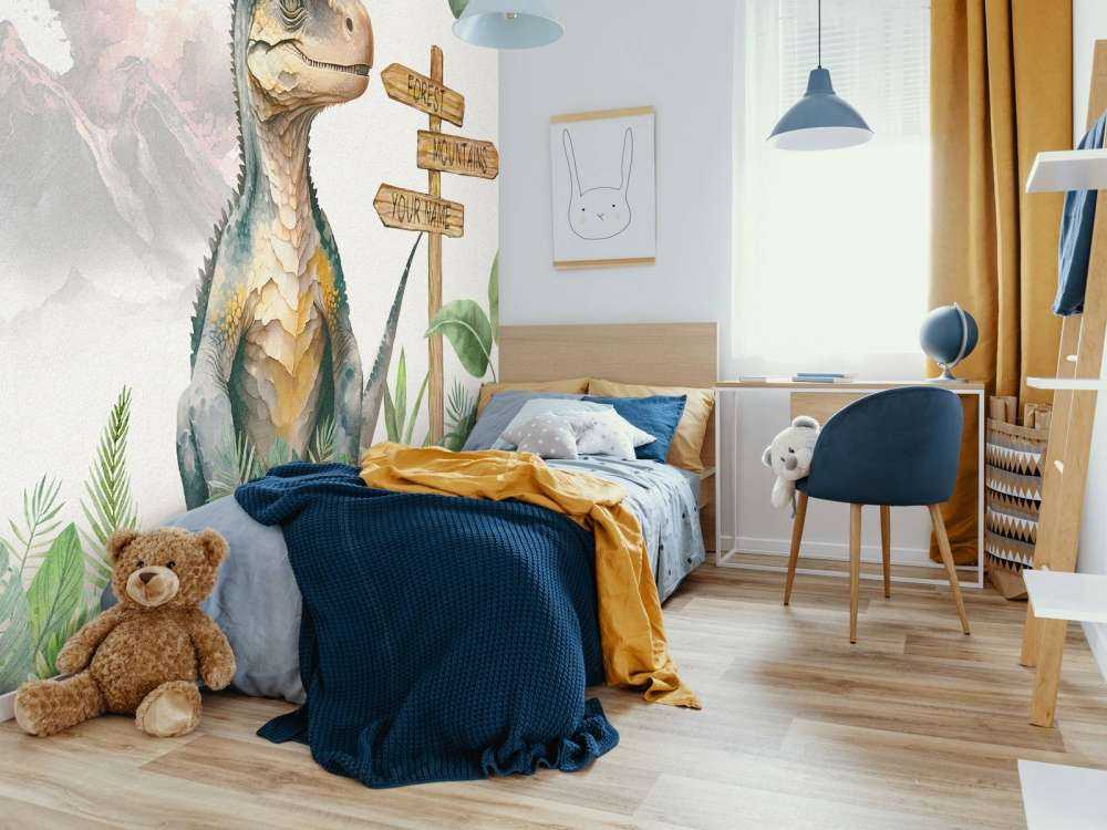 Baby-Velociraptor im Dschungel