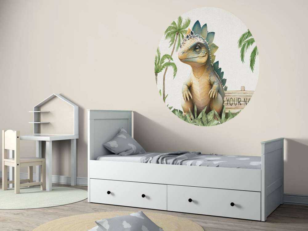 Baby-Stegosaurus im Dschungel