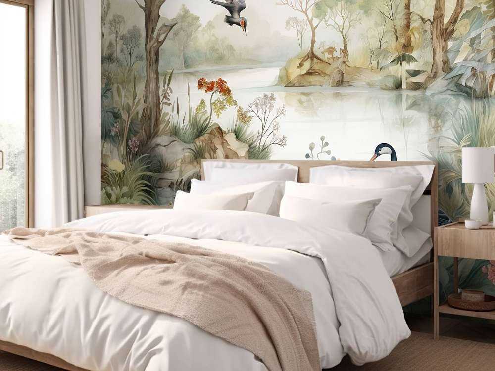 Vogelparadies am Flussufer