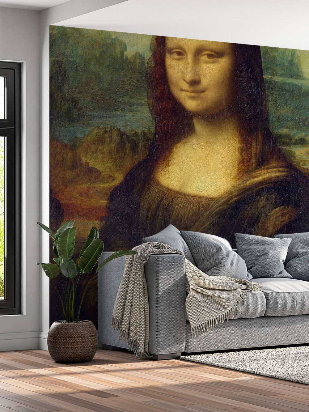 Mona Lisa auf Fototapete