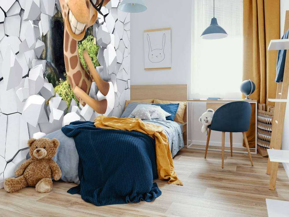 Lustige Giraffe