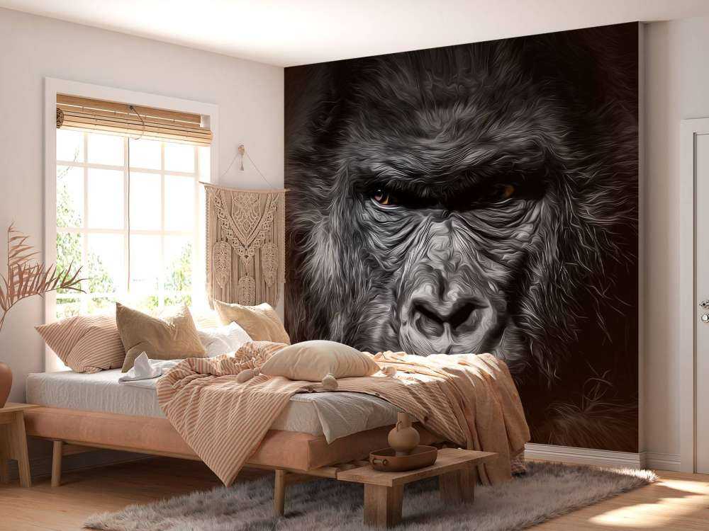 Gezeichneter Gorilla