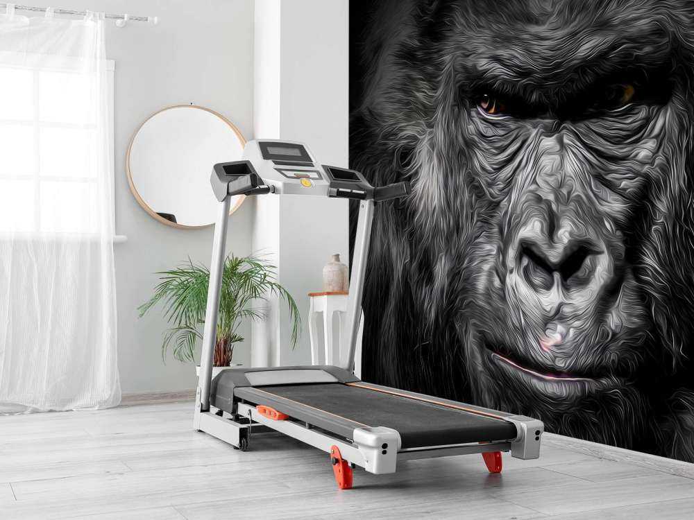 Gezeichneter Gorilla