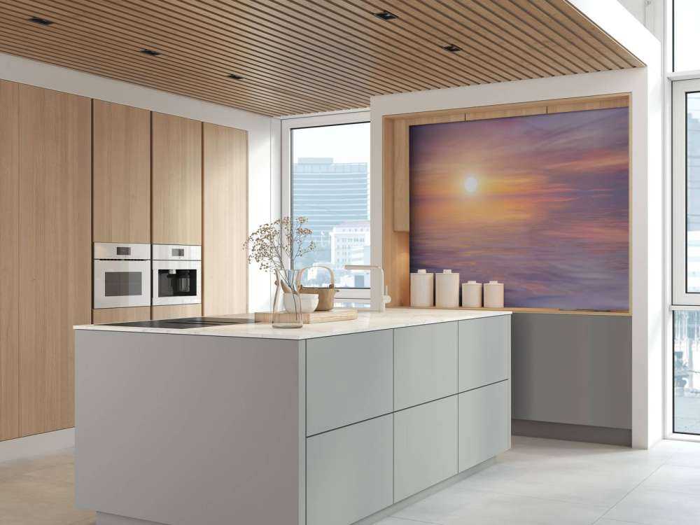 Lila Sonnenuntergang