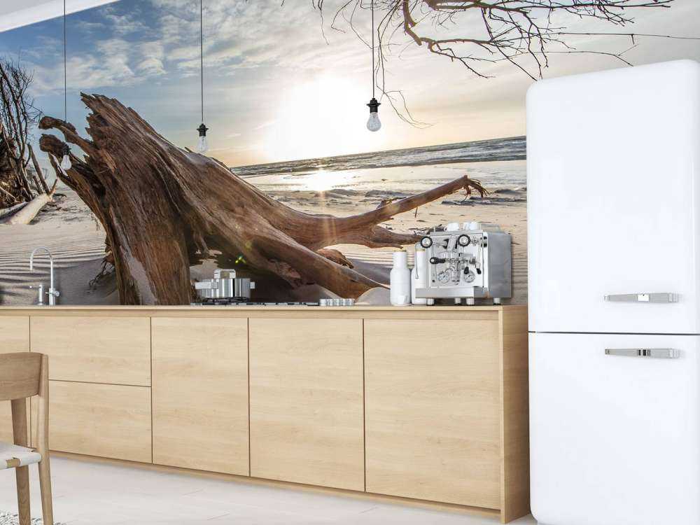 Holz im Sand