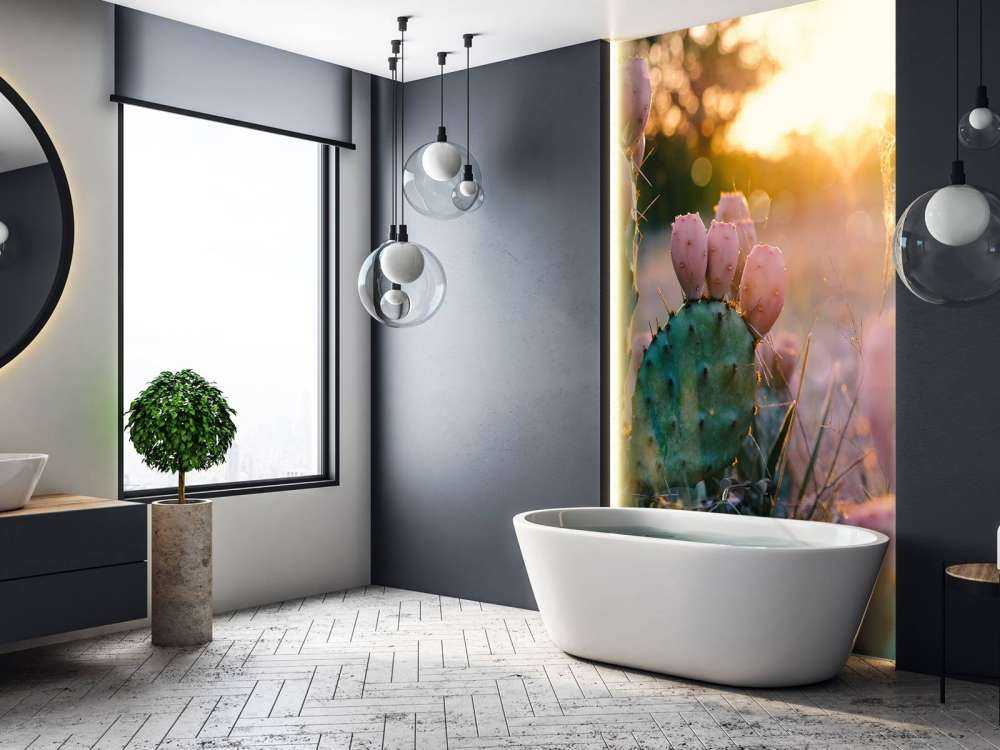 Kaktus mit Blüten