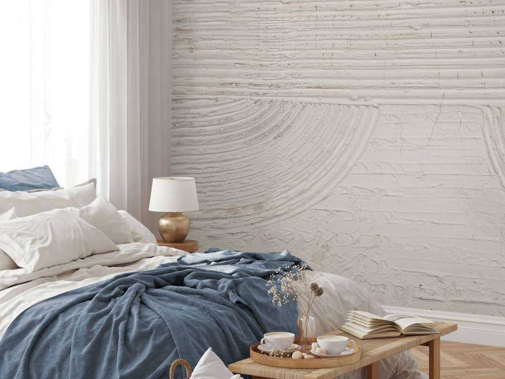Linien und Strukturen in Off-White