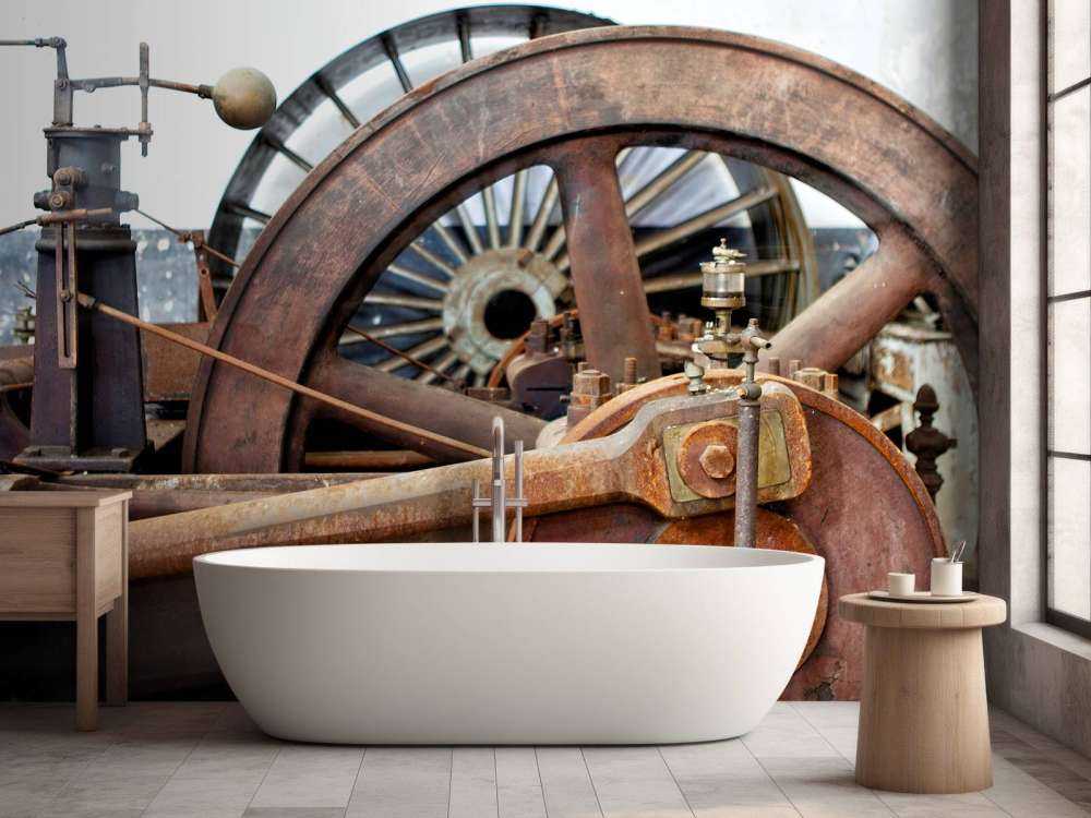 eil eines Antriebsstrangs einer Dampfmaschine (B) 