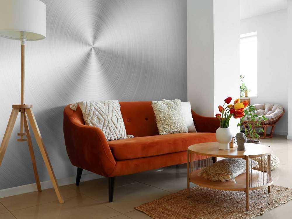 Radiale Metalltextur