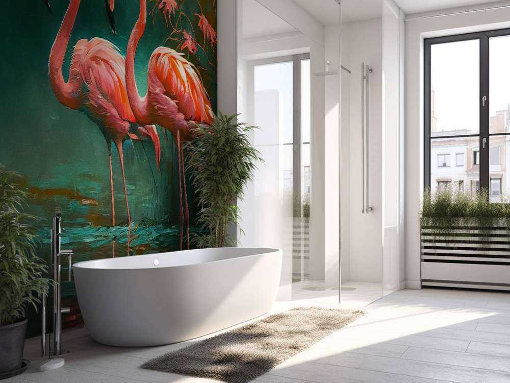 Flamingo Flüsterndes Wasser