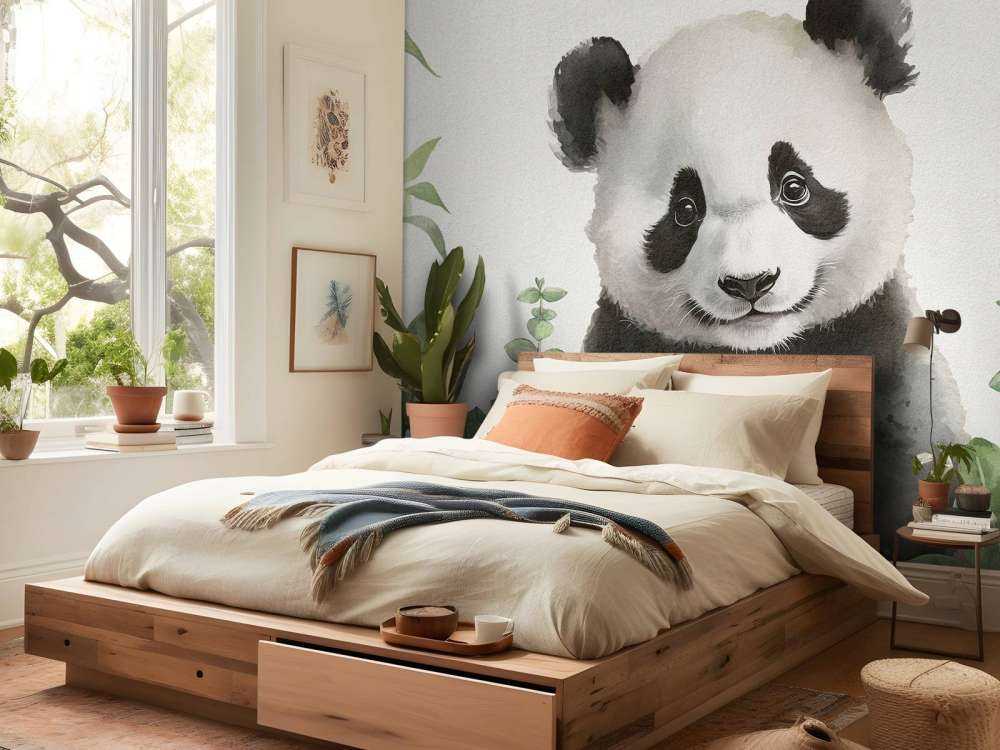 Kleiner Panda im Dschungel