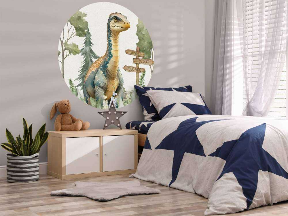 Baby-Brachiosaurus im Dschungel