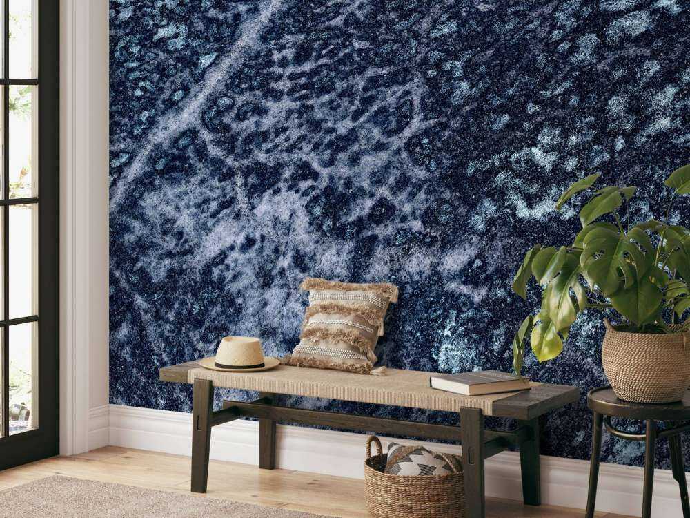 Textur blau