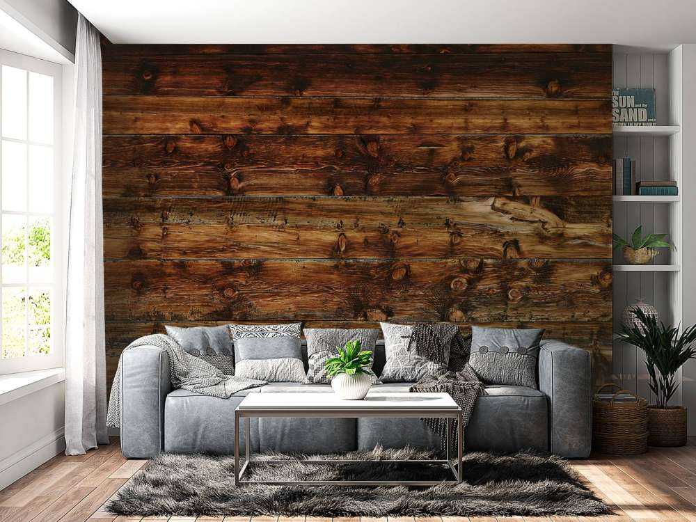 Geflammtes Holz