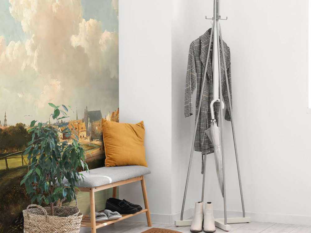 Blick auf Den Haag vom Delfter Kanal aus dem 17. Jahrhundert